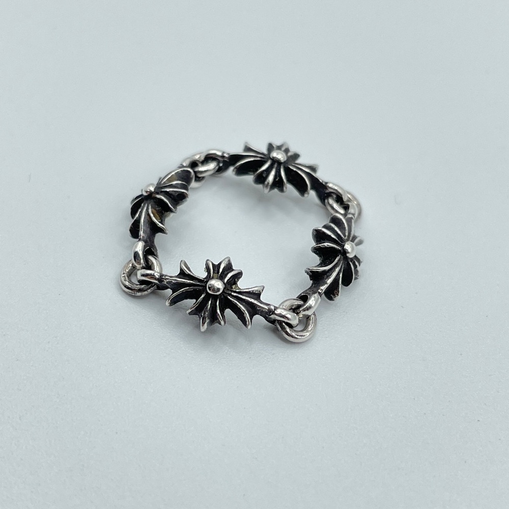 Authentic Chrome Hearts Tiny E Chain Ring